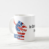 Resist: In Case of Emergency Break Glass Mug コーヒーマグカップ (正面左)