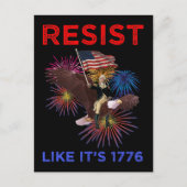 Resist Like It's 1776 ポストカード (正面)