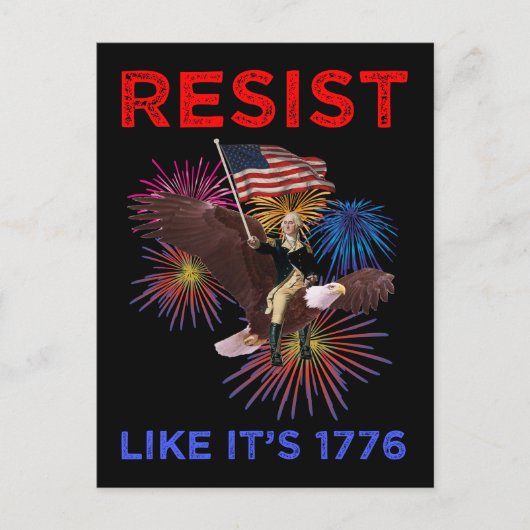Resist Like It's 1776 ポストカード (正面)
