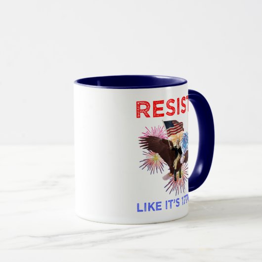 Resist Like It's 1776 マグカップ (正面右)