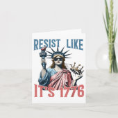 Resist Like Its 1776 No Kings Liberty Statue 4th O カード (正面)