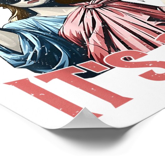 Resist Like Its 1776 No Kings Liberty Statue 4th O ポスター (角)