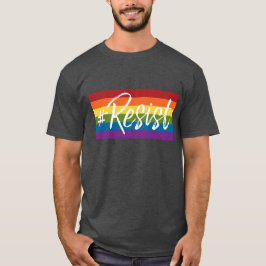#Resist - Love Trumps Hate - Donald Trump Tシャツ