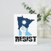 Resist Minnesota Raised Fist ポストカード (スタンド正面)