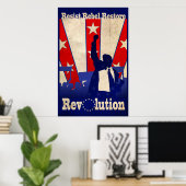 Resist Rebel Restore Revolution Poster (Large) ポスター (ホームオフィス)