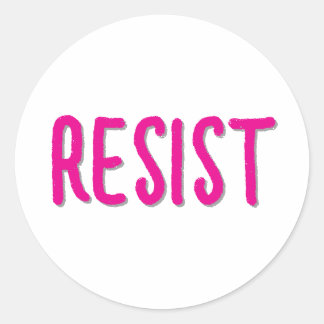 Resist Resistance Pink ラウンドシール