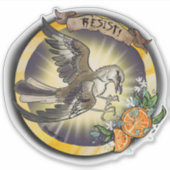Resist State Bird Florida Mockingbird シール (正面)