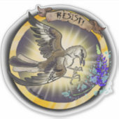 Resist State Bird Texas Mockingbird シール (正面)