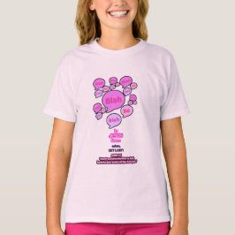 Resist the devil - Pink Logo - Tシャツ