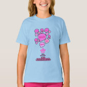 Resist the devil - Pink Logo - Tシャツ (正面)