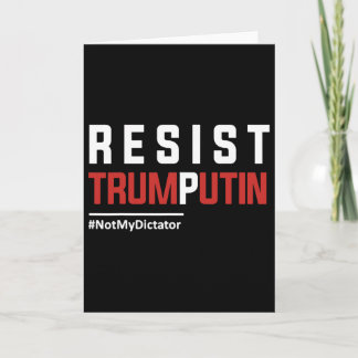 Resist Trump Putin  カード
