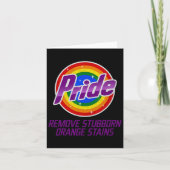 Resist Trump Remove Stubborn Orange Stains Pride M カード (正面)