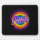 Resist Trump Remove Stubborn Orange Stains Pride M マウスパッド (正面)