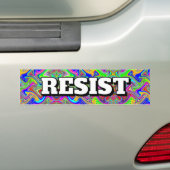 RESIST ( you may change the words ) バンパーステッカー (車上)