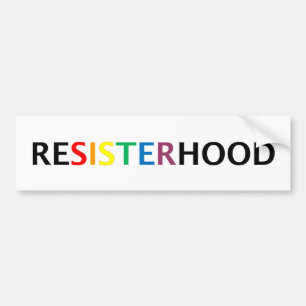 Resisterhoodのバンパーステッカー バンパーステッカー