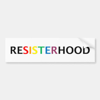 Resisterhoodのバンパーステッカー バンパーステッカー