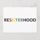 Resisterhoodの郵便はがき ポストカード (正面)