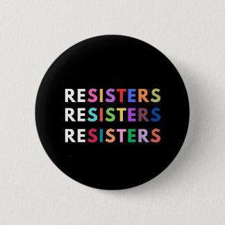 RESISTERSアンチ権威主義的な虹 缶バッジ