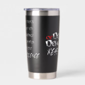 Resisting the Death of Democracy 保温保冷タンブラー (右面)