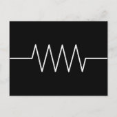 resistor_black ポストカード (正面)