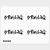 Resk 12 Sticker 長方形シール (シート)