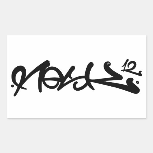 Resk 12 Sticker 長方形シール (正面)