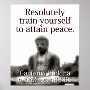 Resolually Train Yourself – ブッダ ポスター