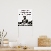 Resolually Train Yourself – ブッダ ポスター (キッチン)