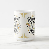 Resolution? I thought you said refills new year  コーヒーマグカップ (中央)