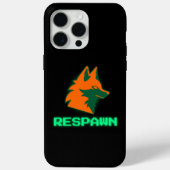 RESPAWN – ネオンゲーマーキツネロゴ Case-Mate iPhoneケース (裏面)