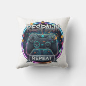 Respawn and Repeat Gamer Controller クッション (裏面)