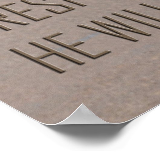 Respect A Man Poster ポスター (角)