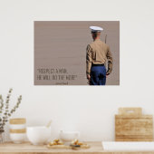 Respect A Man Poster ポスター (キッチン)