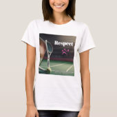 RESPECT Coco Gauff, tennispassion, tennisfanatic, Tシャツ (正面)