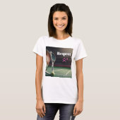 RESPECT Coco Gauff, tennispassion, tennisfanatic, Tシャツ (正面フル)