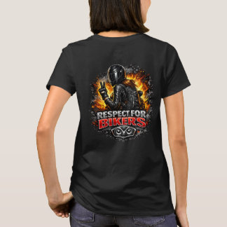 Respect for bikers tシャツ