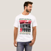 RESPECT LIFE - GO VEGAN - 01m Tシャツ (正面フル)