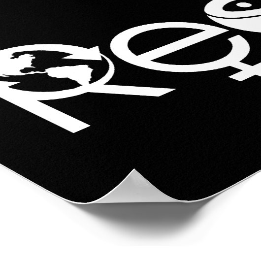 Respect Mother Earth -リサイクルSave The Planet ポスター (角)