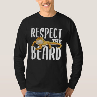 RESPECT THE BEARD  Reptile Lover & Keeper Tシャツ