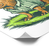 Respect The Capybara - Funny Photo Rodent Capibara ポスター (角)