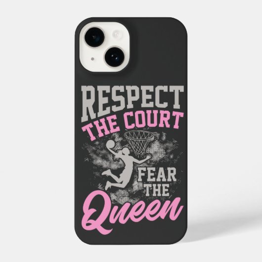 Respect The Court Fear The Queen  iPhoneケース (裏面)