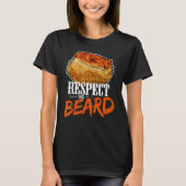 Respect The Dragon Beard Dragon Lizard Reptile Tシャツ (正面)