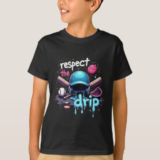 Respect The Drip Sell Swag Cool Sports Art Costume Tシャツ