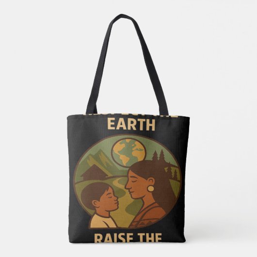 Respect the Earth, Raise the Future トートバッグ (裏面)