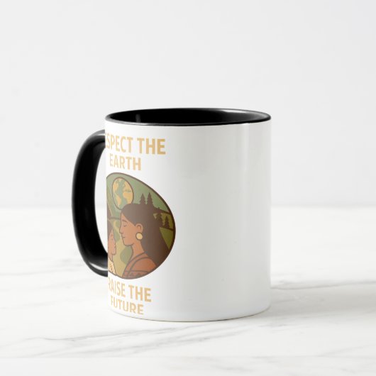 Respect the Earth, Raise the Future マグカップ (正面左)