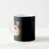 Respect The Groundhog Day Funny Groundhog Face  コーヒーマグカップ (正面左)