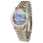 Respect the hustle  腕時計 (アングル)