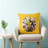Respect the Hustle Construction Worker Design – La クッション (椅子)