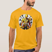 Respect the Hustle Construction Worker Design – La Tシャツ (正面)