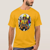 Respect the Hustle Worker Illustration – Industria Tシャツ (正面)
